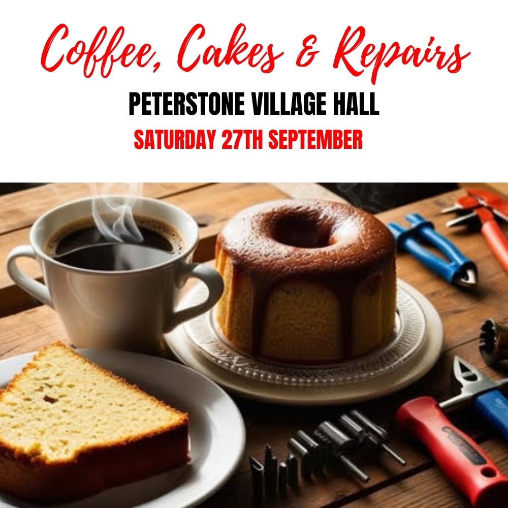 Coffee Cakes and Repairs - 27th September 2025