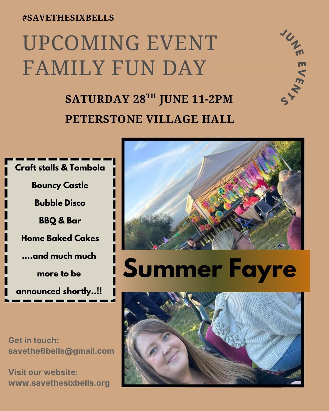 Save Six Bells Summer Fayre June 2025